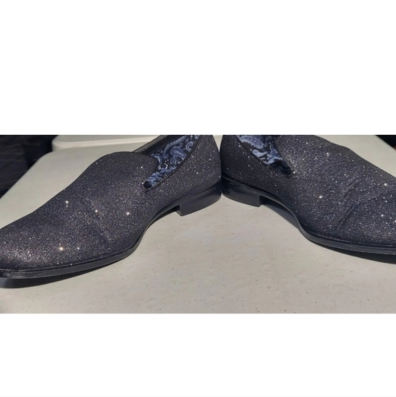 Couture 1910 Men's Charcoal Colored Slip On Dress Shoes Size 9.5M - Picture 6 of 10